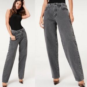 Good American '90s High Waist Relaxed Jeans Size 15